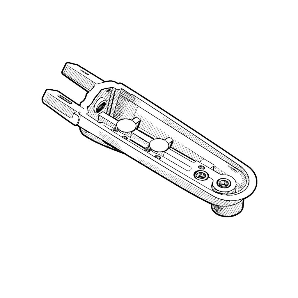 Stupačka přední standard - pravá